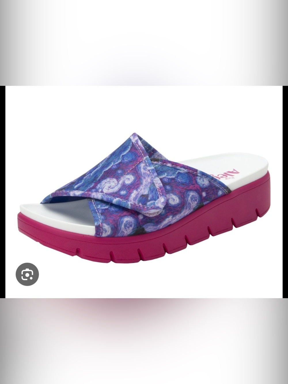 Alegria Airie Such a Monet Multi Platform Sandal size 37 7-7.5